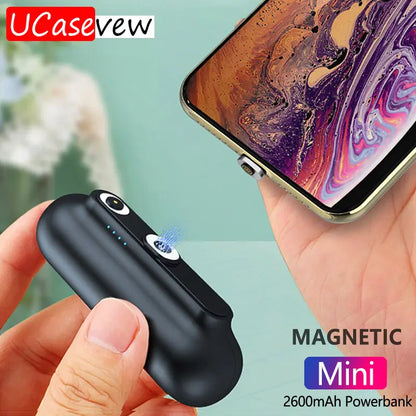 3000mAh Magnetic Wireless Power Bank E